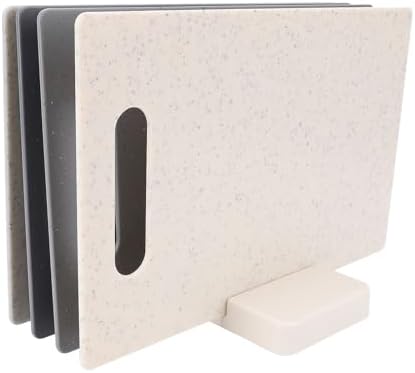 Keenso 4 Piece Color Coded Cutting Board Set, Non Slip Plastic