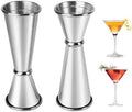 2 Pack Jigger for Bartending, 304 Stainless Steel Double Cocktail