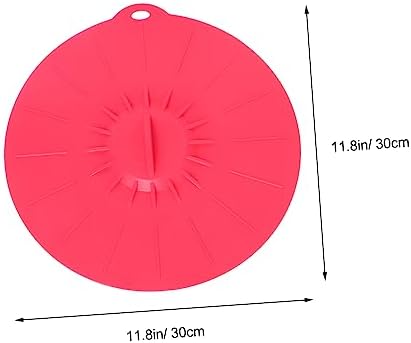5-Piece Silicone Food Covers, Assorted Colors