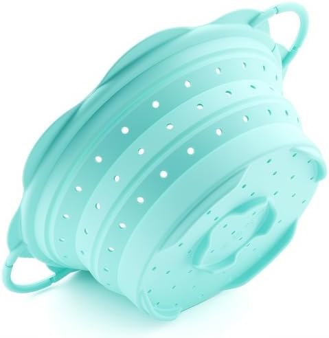 Collapsible Silicone Colander for Kitchen,Foldable Pasta Vegetable