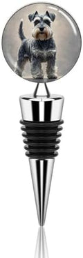 Schnauzer Wine Stoppers for Wine Bottles Vacuum Wine Bottle Stopper