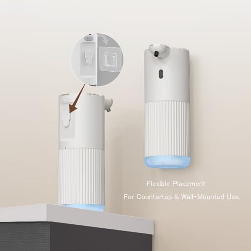 Automatic Soap Dispenser with LED (Battery% & Foam Level), 7000 Uses