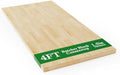 4FT Butcher Block Countertop – 50′′ x 25′′ x 1.5′′ Solid Birch Wood