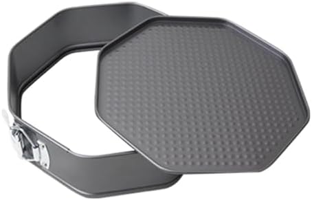 Cake Bake Pan Set - 3-Piece Octagon Springform Pans Kit For Cheesecake