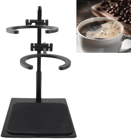 Pwshymi Pour Over Coffee Dripper Stand Convenient Double Layer Dripper