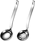 Collfa Small Soup Ladle Metal SUS304 Stainless Steel Ladles Spoon And