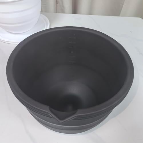 Collapsible Silicone Mixing Bowl Insert for KitchenAid Tilt-Head, with