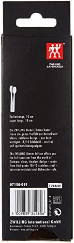 Zwilling 07150-059-0 1 Dinner Sugar Tongs, Stainless Steel