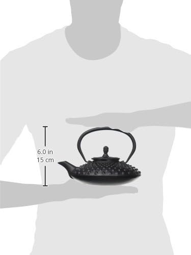 M.V. Trading New Star International T8100 Cast Iron Mocha Tea Set with