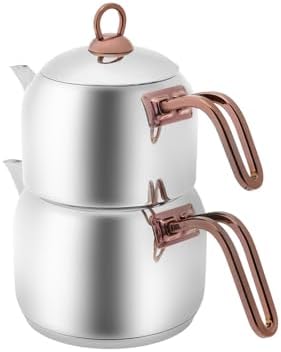 Karaca Manes Turkish Teapot Set, 1.35L & 1.95L, Purple