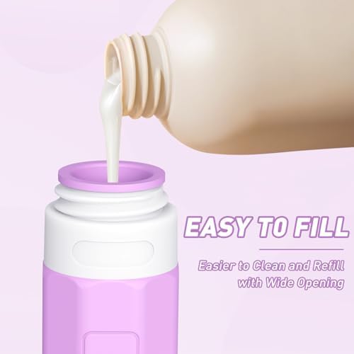 Redfly Travel Bottles for Toiletries 3oz, Silicone Travel Size