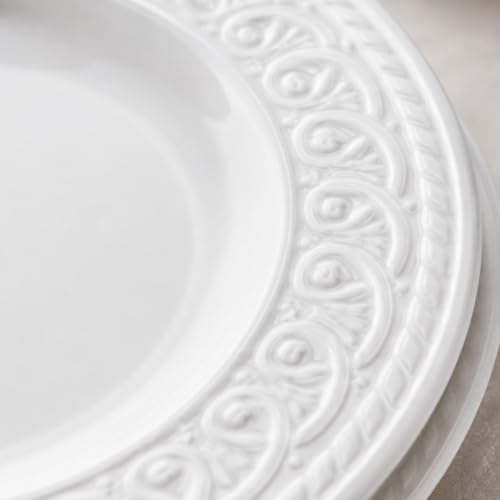 Villeroy & Boch Cellini 12 Piece Dinnerware Set, White, Service for 4