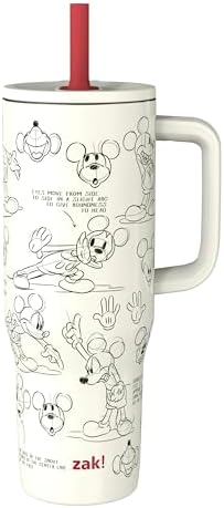 Zak Designs Mickey Mouse 30oz Spill-Proof Insulated Stainless Steel