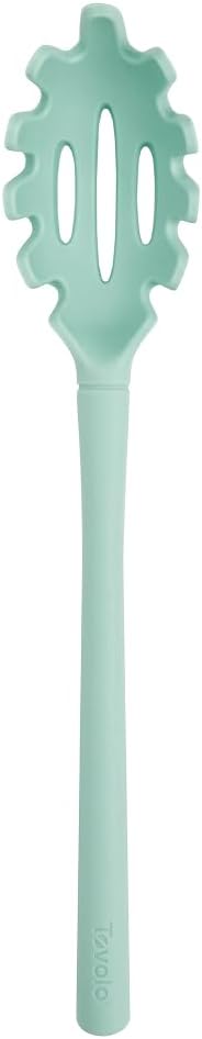 Tovolo Pasta Claw Spaghetti Spoon Scoop Aqua Seafoam Green Silicone Pasta Spoon by Tovolo