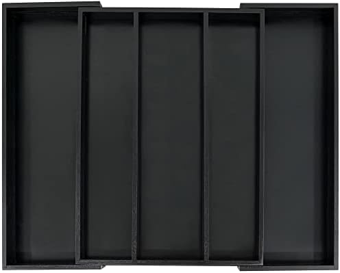 Utoplike Bamboo Expandable Kitchen Drawer Organizer Dividers for