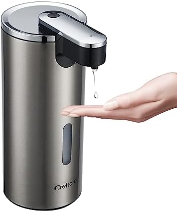 Automatic Stainless Steel Liquid Soap Dispenser, 12oz/340ml