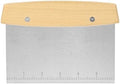 M METERXITY Multipurpose Bench Scraper, 6.5 Inch Stainless Steel Dough