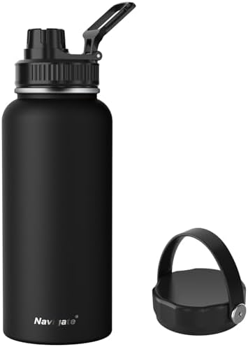 Navigate 32oz Insulated Water Bottle for Sports, Keep Cold 24H