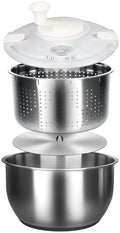 6L Stainless Steel Salad Rotator