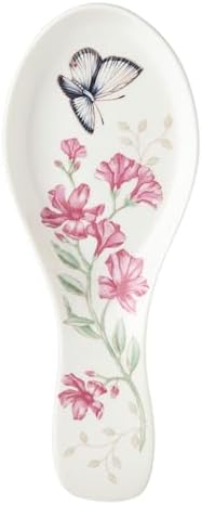 Lenox Butterfly Meadow Porcelain Spoon Rest, 10 Inch