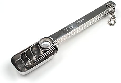 RSVP International Endurance Stainless Steel Spice Measuring Spoons