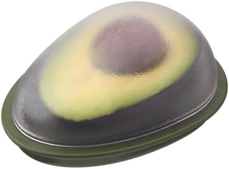 Joie Fresh Pod Avocado Storage Container with Clear Snap-On Lid, Keeps