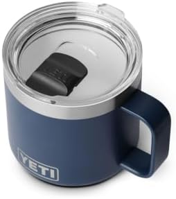 YETI Rambler 14 oz Ceramic Lined Stackable Mug, Navy