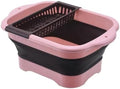 Collapsible Silicone Strainer Foldable Kitchen Colander Space Saving