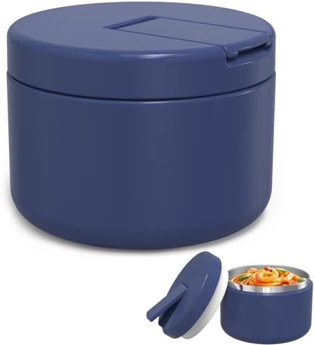 LOHASOK Kids Insulated Thermo for Hot Food Soup, 12oz,Blue