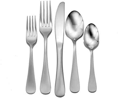 Liberty Tabletop Satin Annapolis 65 Piece Flatware Set for 12 Made in