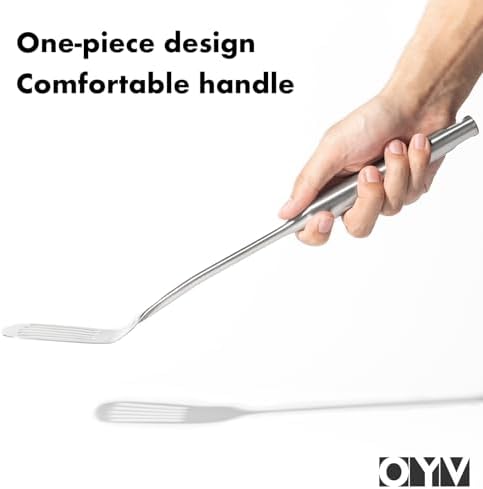 OYV 18/10 Stainless Steel Spatula Set - 15" Metal Spatulas for Kitchen