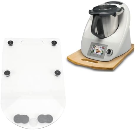 PUSOKEI Food Processor Rolling Tray for TM7, Clear