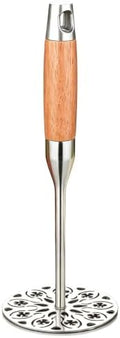 Potato Masher Stainless Steel,Wood Handle Food Smasher Kitchen Tool