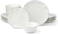 Lenox Blue Bay White Porcelain 18-Piece Dinnerware Set for 6