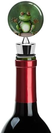 Welcome Frog Wine Stopper Vacuum Alloy Wine Bottle Stopper Reusable