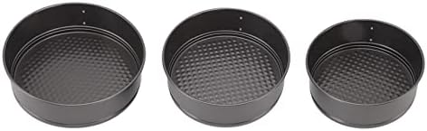 Hidyliu Non Stick Springform Cake Pan Set, 3 Pcs (18/20/22)
