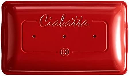 Emile Henry Ciabatta Bread Baker. Burgundy Red