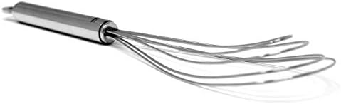 Norpro Krona 11-Inch Stainless Steel Flat Whisk, 11in/28cm, Silver