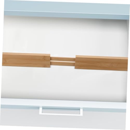 Adjustable Drawer Dividers 2pcs Bamboo for Kitchen Utensil