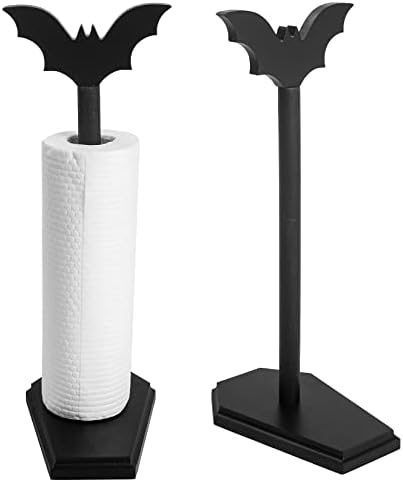 Bat Paper Towel Holder, Halloween Kitchen Decor