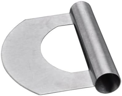 Stainless Steel Pizza Cutter Dough Scraper for Baking and Bread Dough
