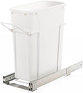 Knape & Vogt SBM9-1-20WH 20qt Pull-Out Trash Can