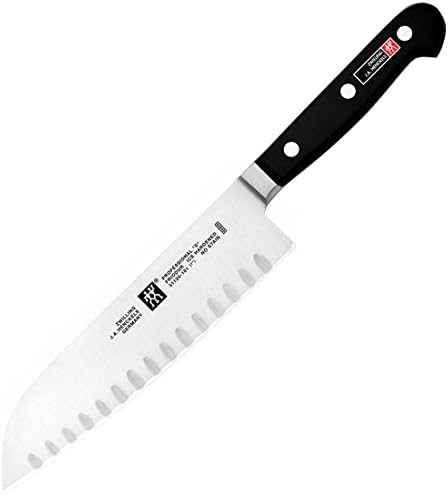 ZWILLING Professional S 7-Inch Hollow Edge Santoku Knife