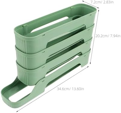 Layer Plastic Egg Holder for Fridge Door Auto Rolling Dispenser