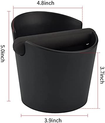 HOMEE 4.8-Inch Coffee Knock Box with Removable Bar