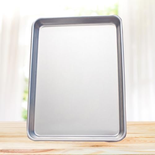 2pcs Rectangular Cake Baking Sheet Pan Aluminum Alloy Non-stick