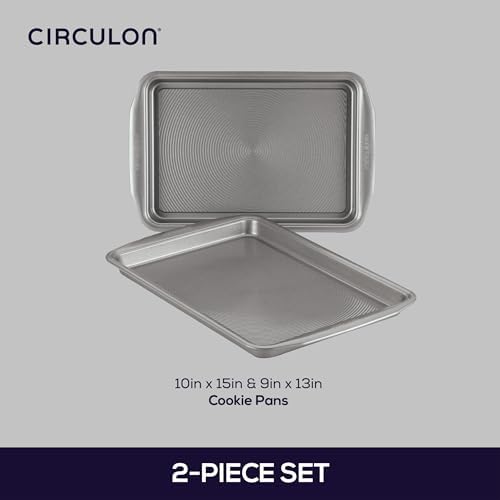 Circulon Bakeware Nonstick Cookie Pan Set, Cookie Sheets for Baking
