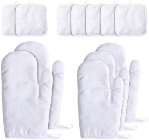 Patelai 12 Pieces Oven Mitts and Pot Holders Set