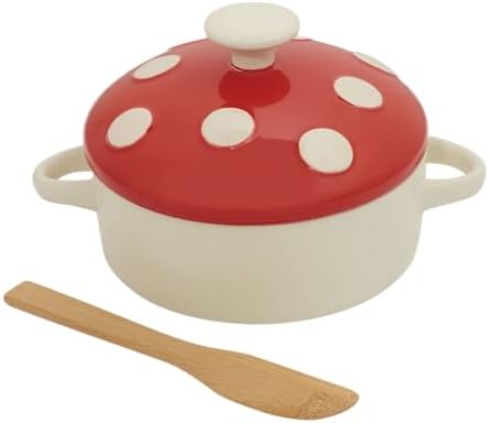BRIE BAKER, MUSHROOM, PATTERN LID