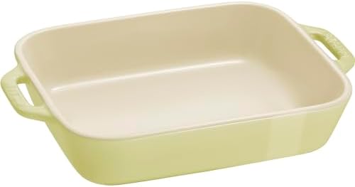 STAUB Ceramic 2-Piece Rectangular Baking Dish Set, Macaron Pastel